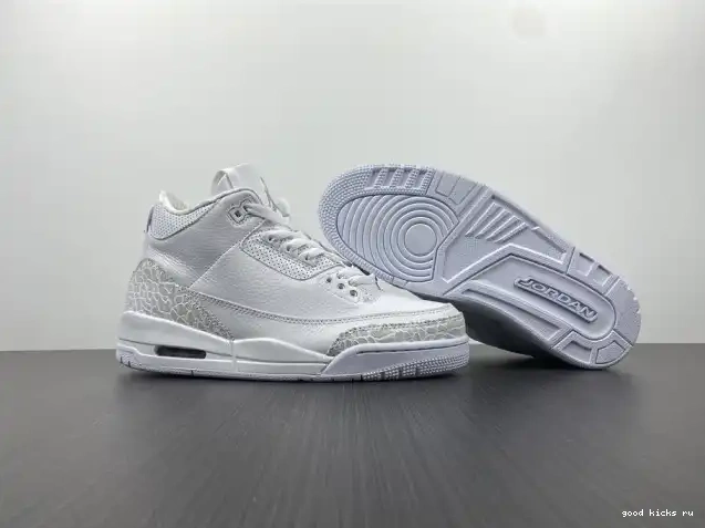 3 PS 'Triple Retro White' Jordan Air 429487-111 0508